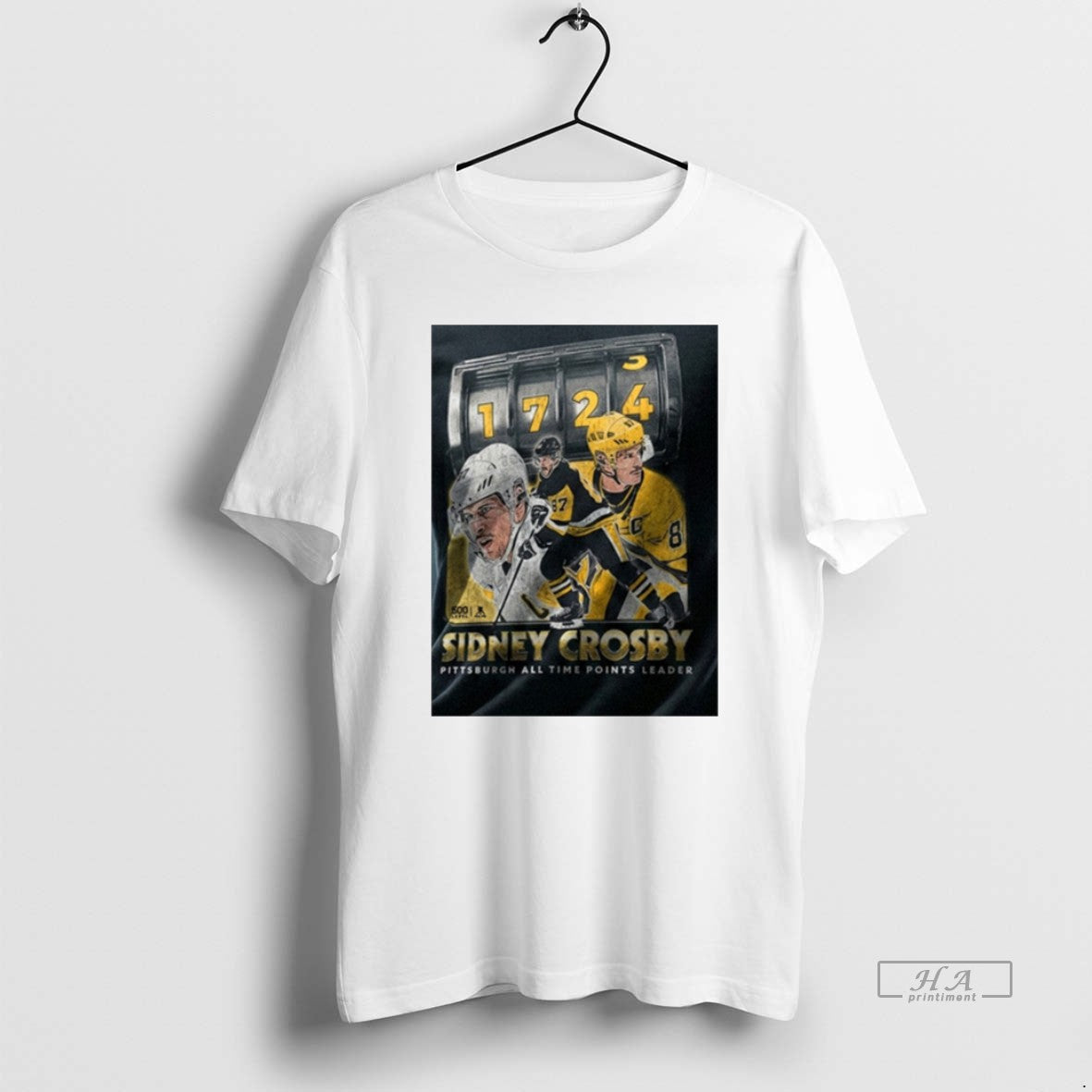 Official Sidney Crosby Pittsburgh Penguins 1724 Pittsburgh All Time Points Leader