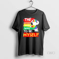 Official Snoopy The Only Choice I Made Was To Be Myself Lgbt