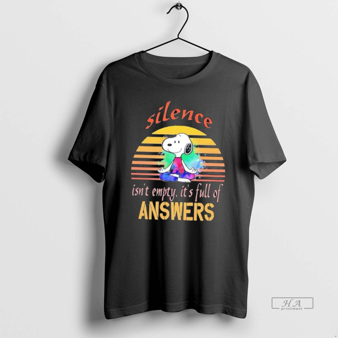 Official Snoopy Silence Isnt Empty Its Full Of Answers Vintage
