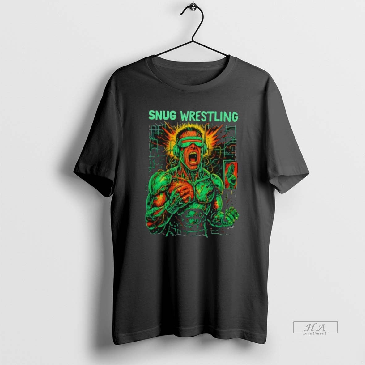 Official Snug Wrestling Cyber Prototype Rising Art