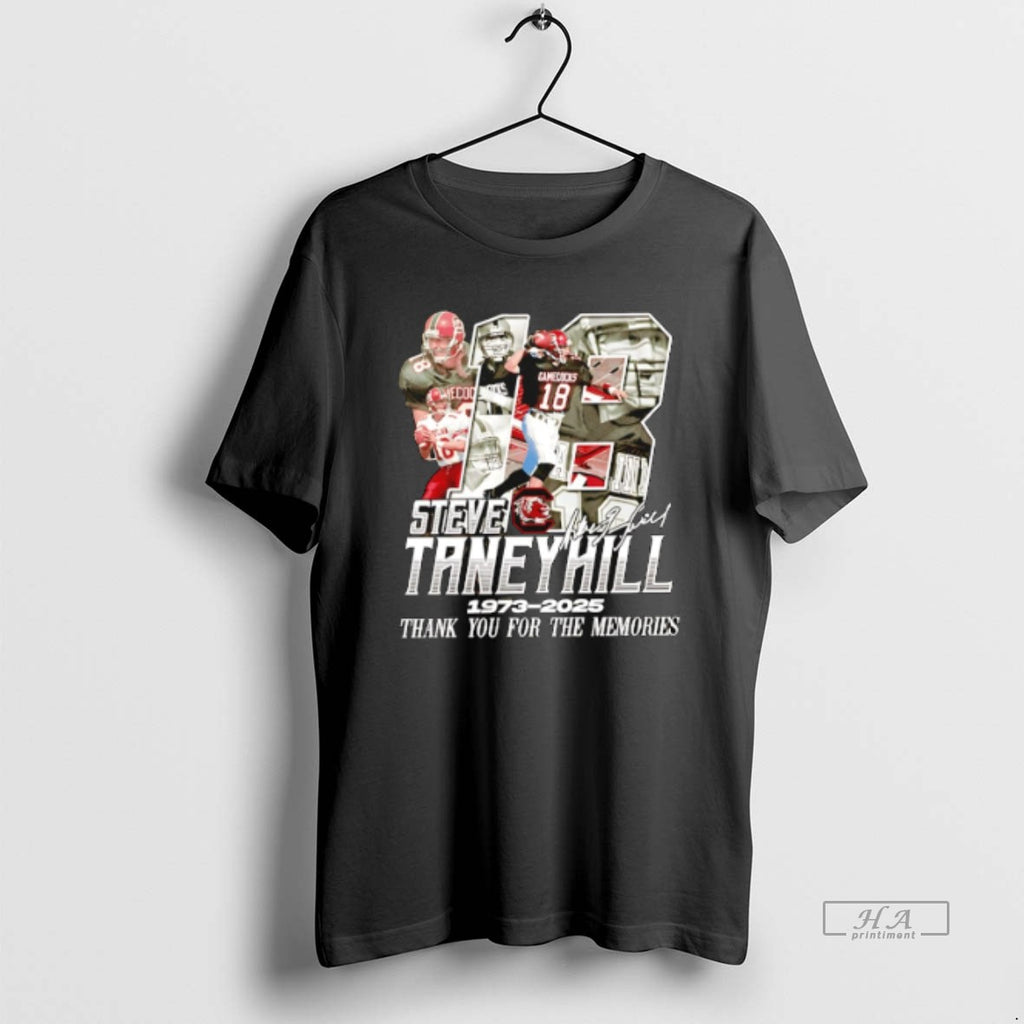 Official Steve Taneyhill 1973 2025 Thank You For The Memories Signature
