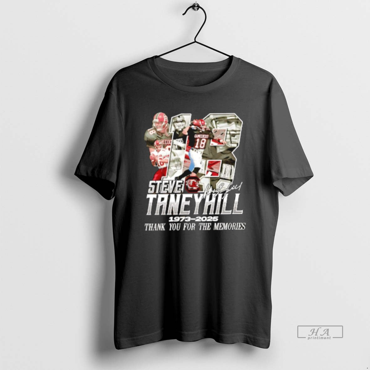Official Steve Taneyhill 1973 2025 Thank You For The Memories Signature