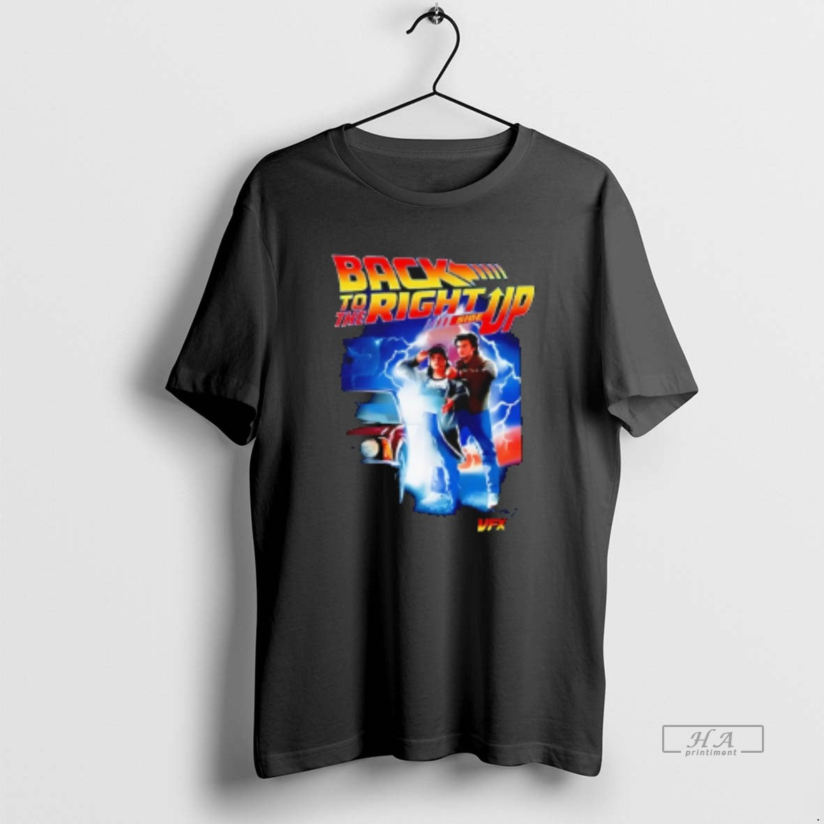 Official Stranger Things Back To The Future Right Side Up