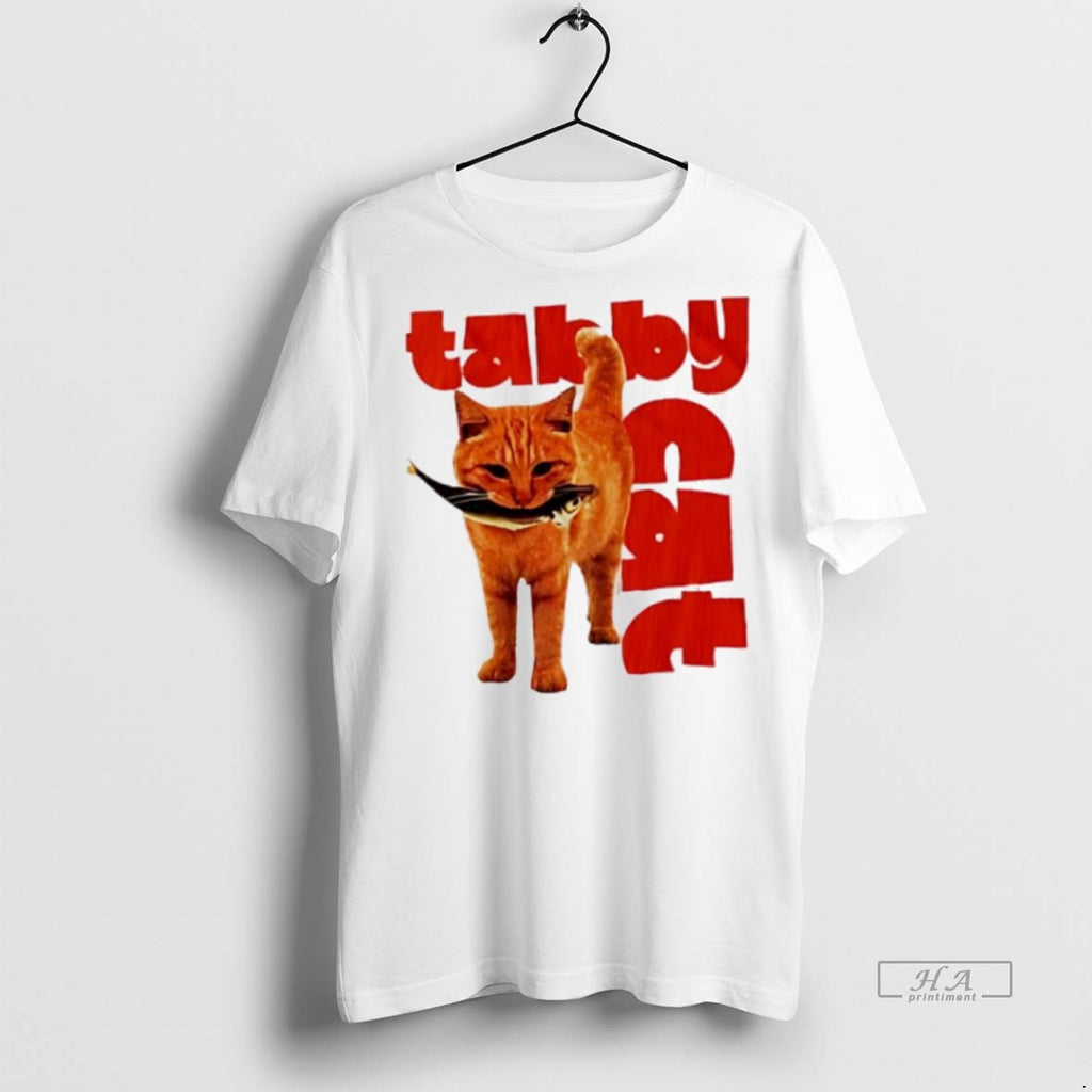 Official Tabby Cat With Fish Shirt