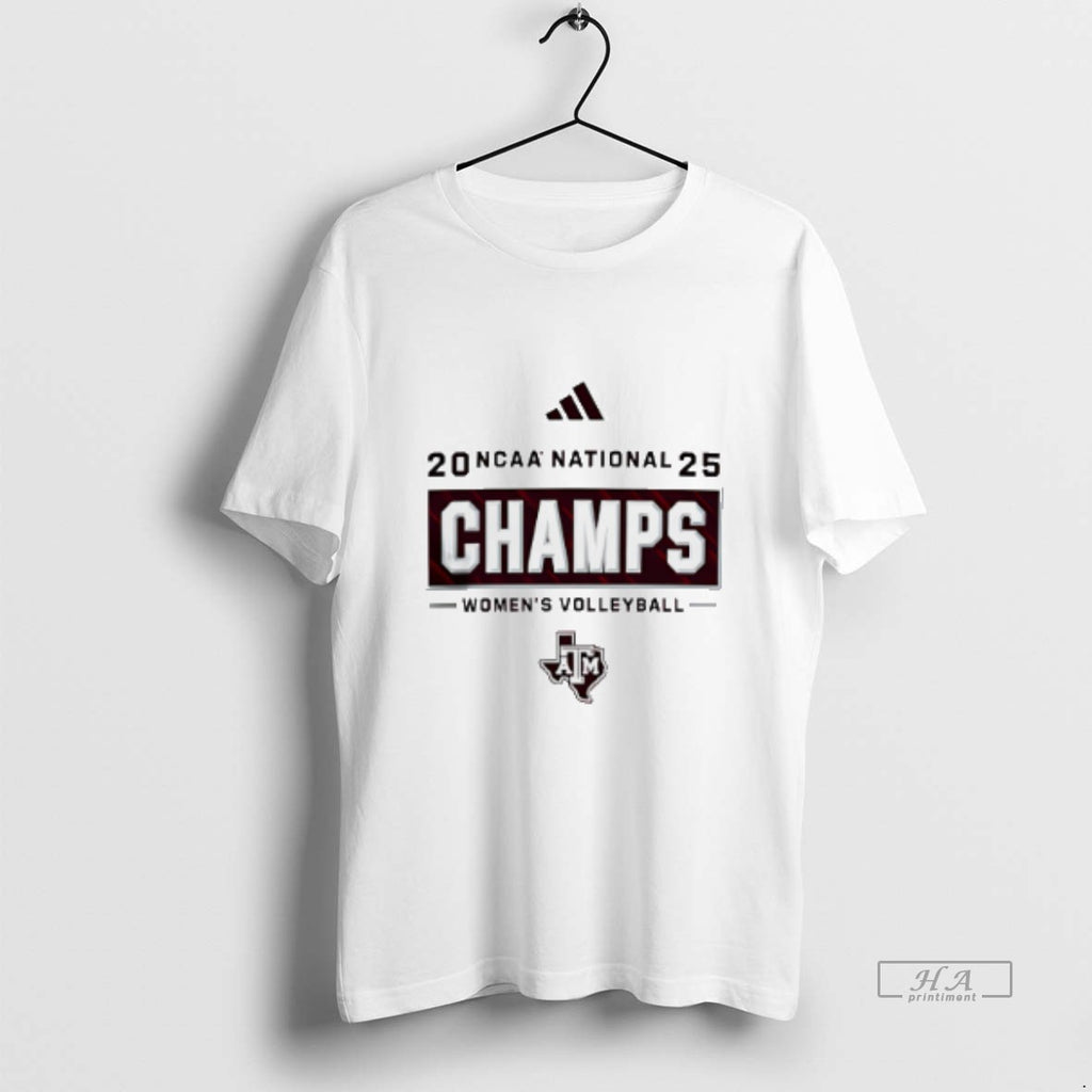 Official Texas Am Aggies 2025 Volleyball National Champions Logo