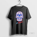 Official Texas Rangers Sugar Skull Logo