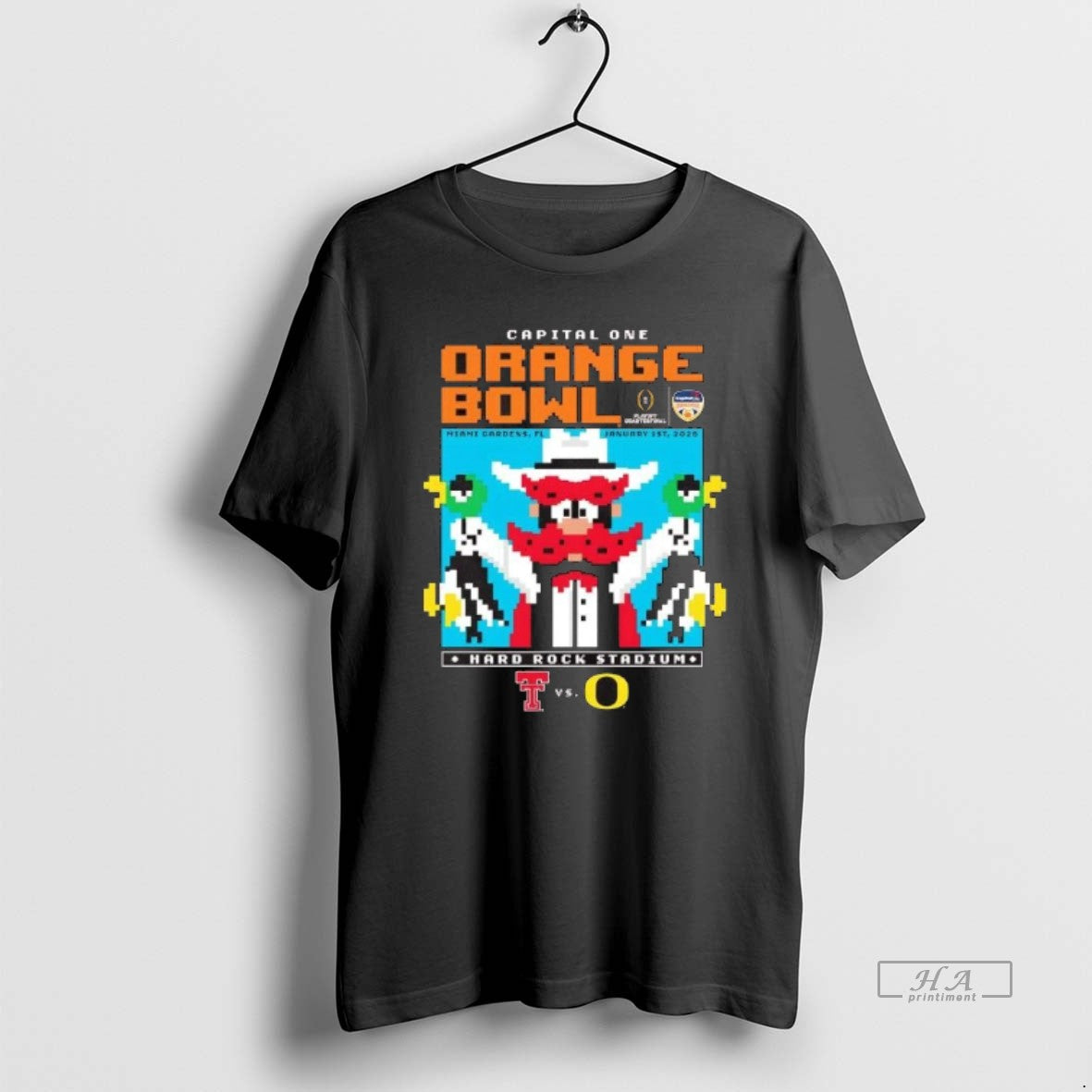 Official Texas Tech Red Raiders Duck Hunt 2025 Capital One Orange Bowl