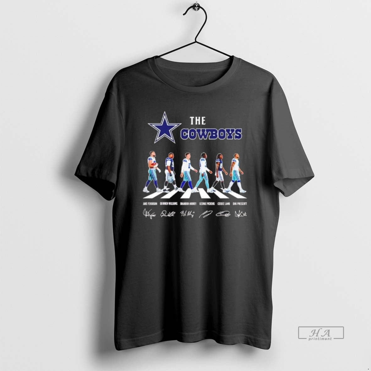Official The Dallas Cowboys Team Players Abbey Road Signatures