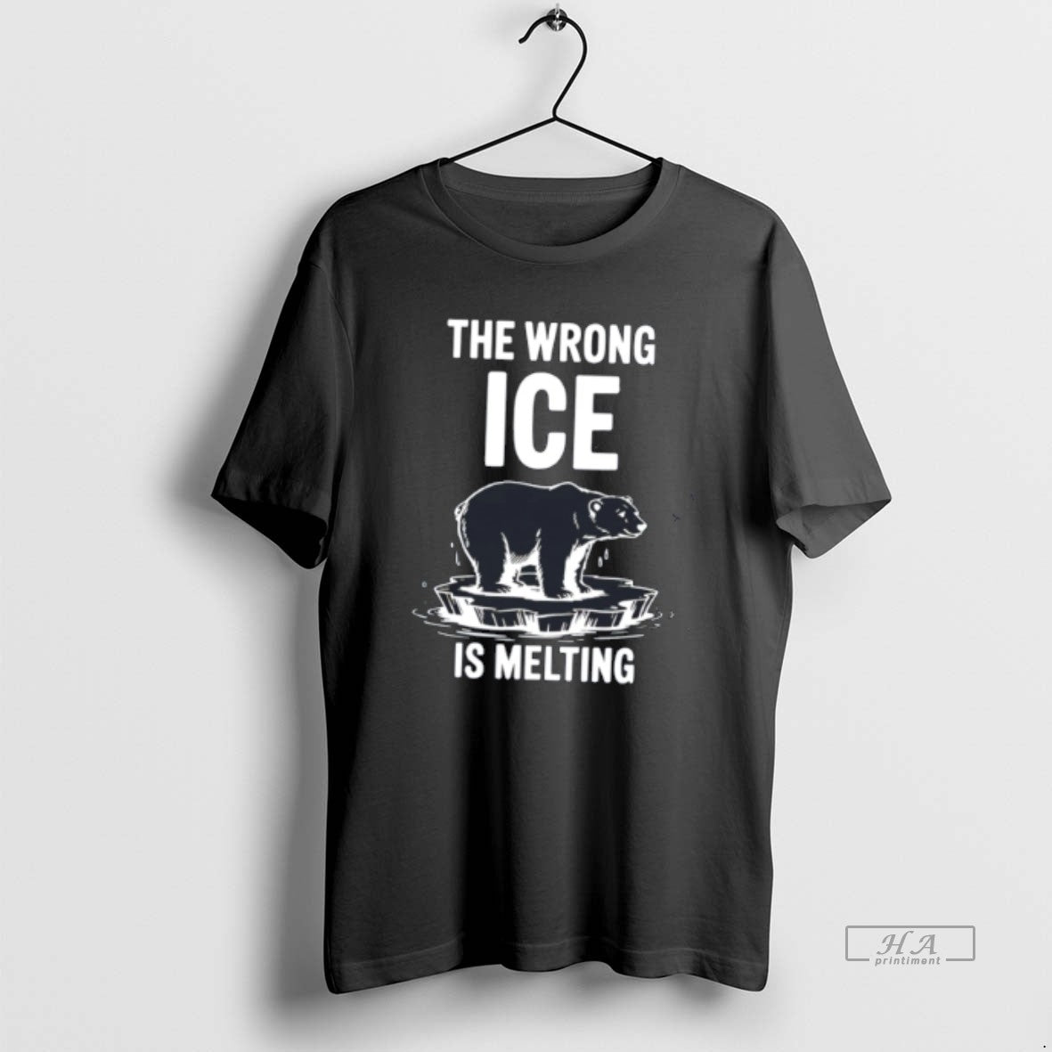 Official The Wrong Ice Is Melting Bear Tee