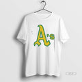 Official Topps Oakland Athletics As Logo Graphic Cotton
