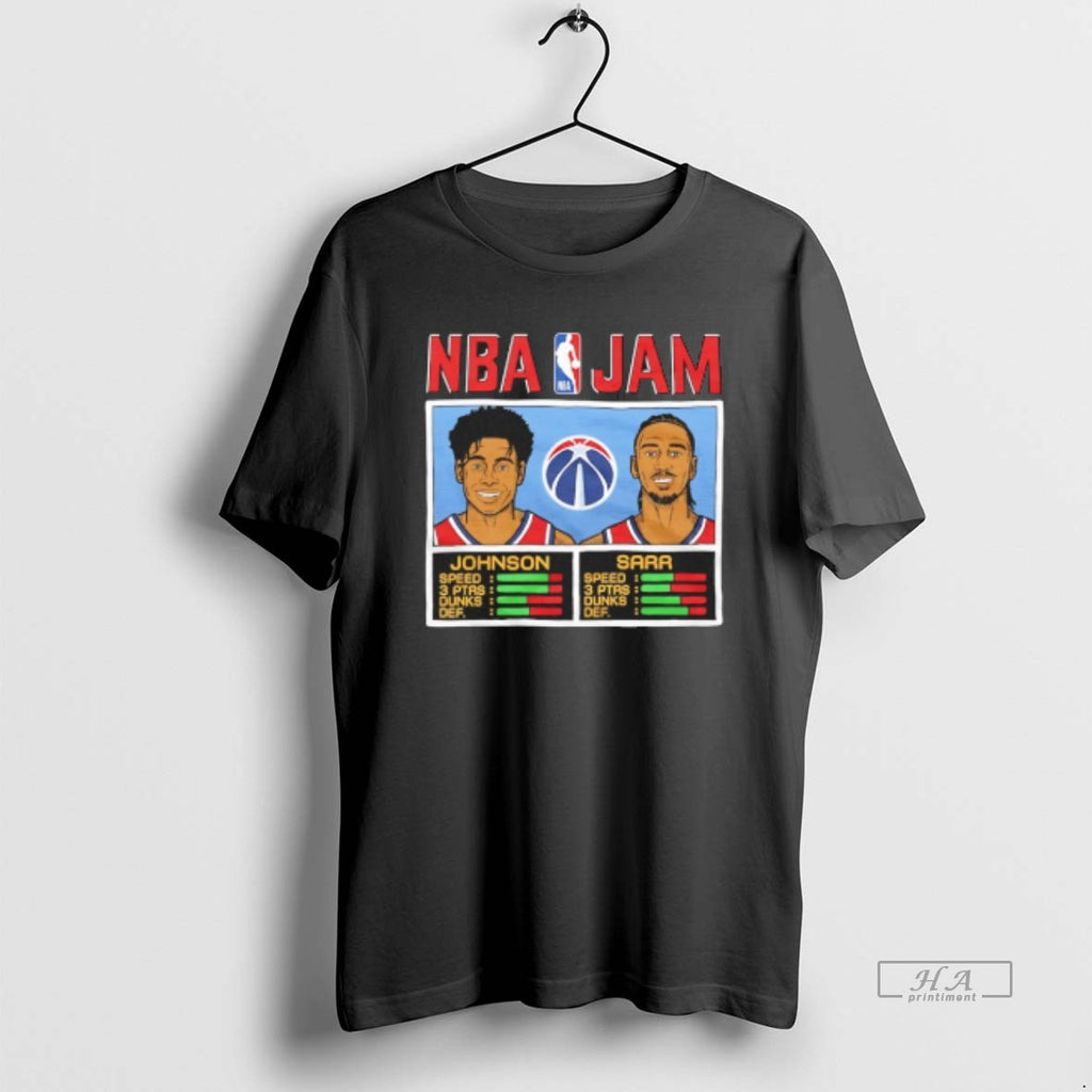 Official Tre Johnson And Alex Sarr Washington Wizards Nba Jam