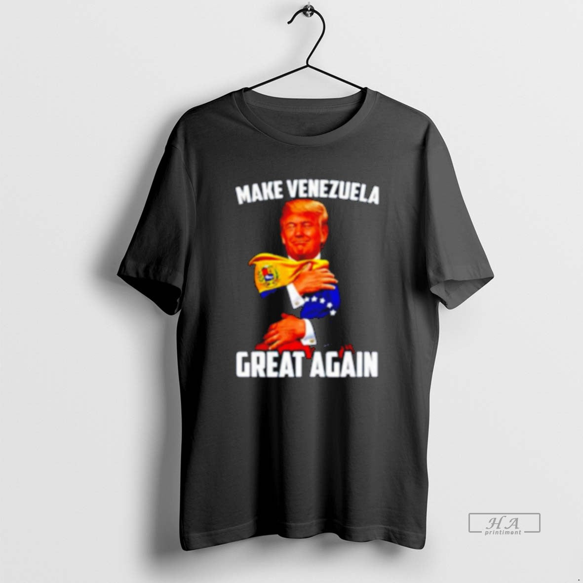 Official Trump Make Venezuela Great Again Venezuela Flag Caricature