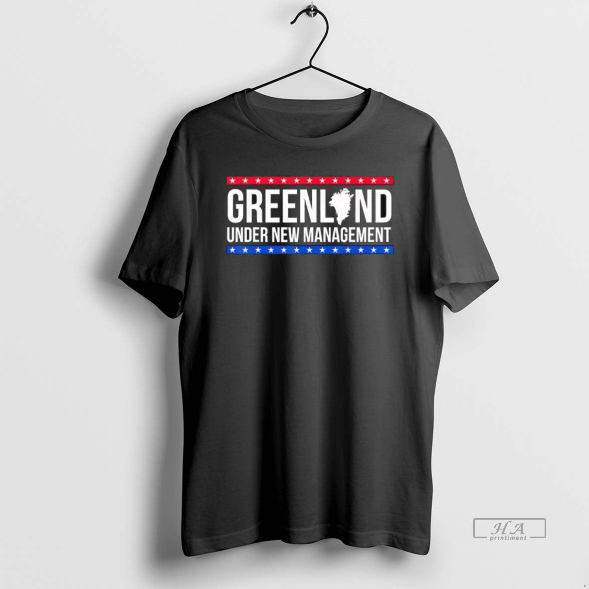Official Under New Management Greenland Usa Graphic