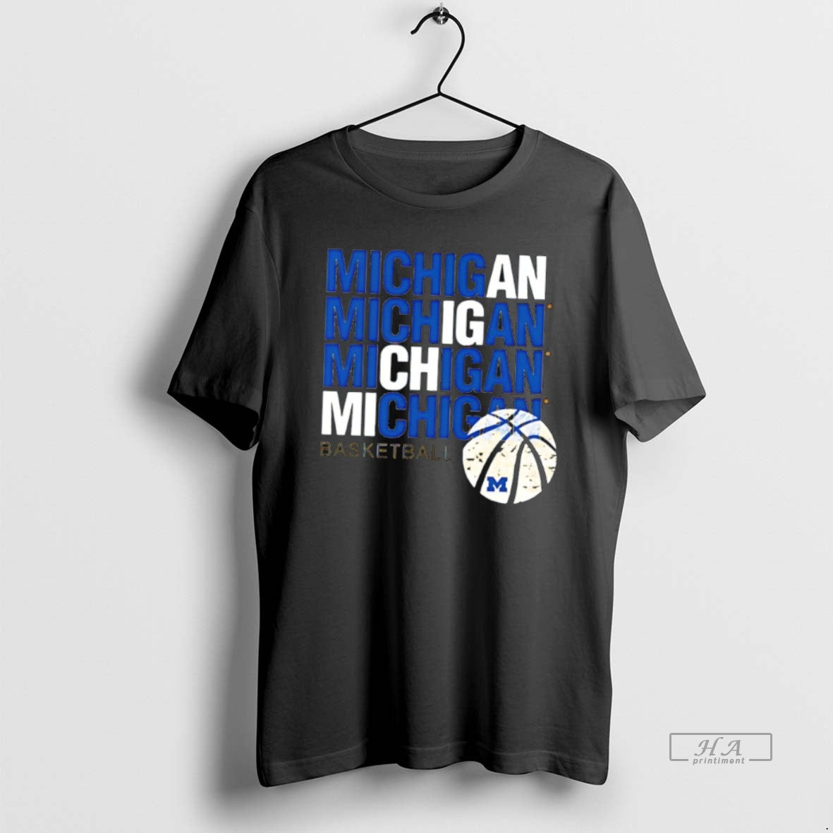 Official University Of Michigan Basketball Repeater