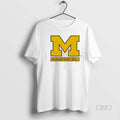 Official University Of Michigan Basketball Stacked Logo