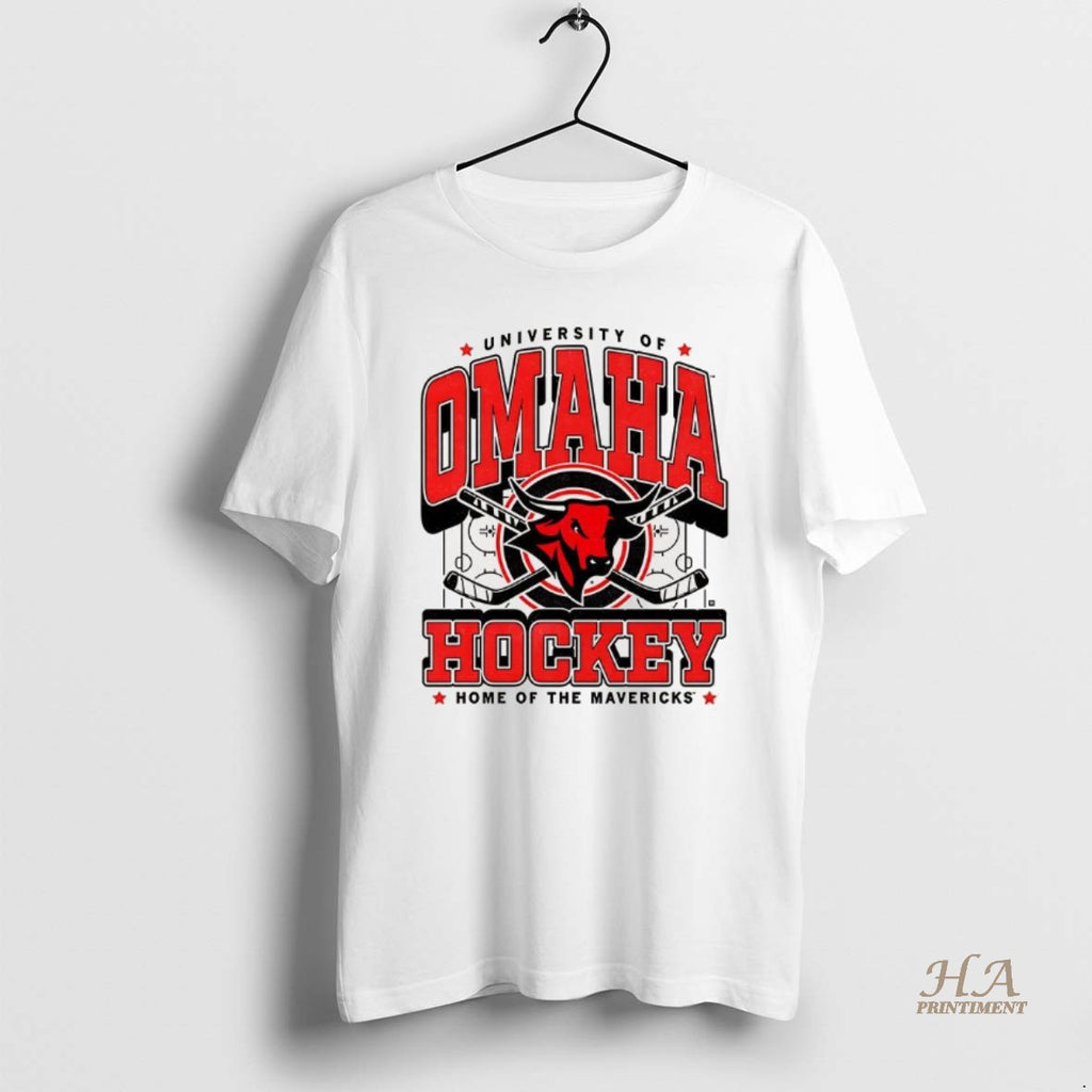 Official University Of Omaha Hockey Home Of The Mavericks Logo