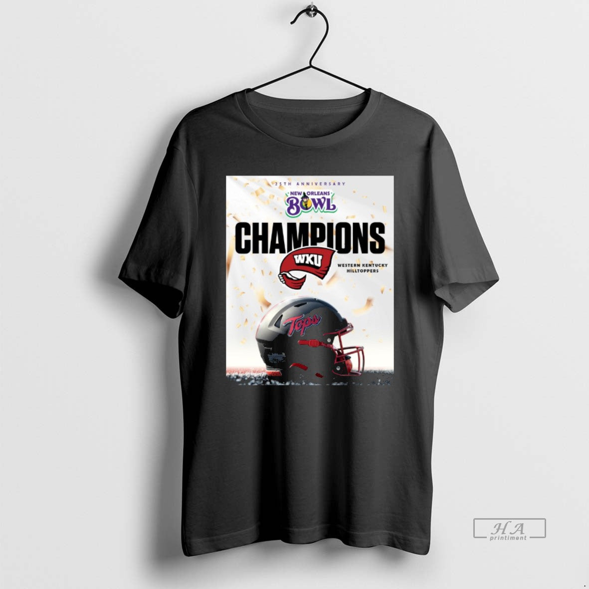 Official Wku Western Kentucky Hilltoppers 25th Anniversary New Orleans Bowl Champions