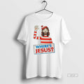 Official Wheres Jesus Cartoon Tee