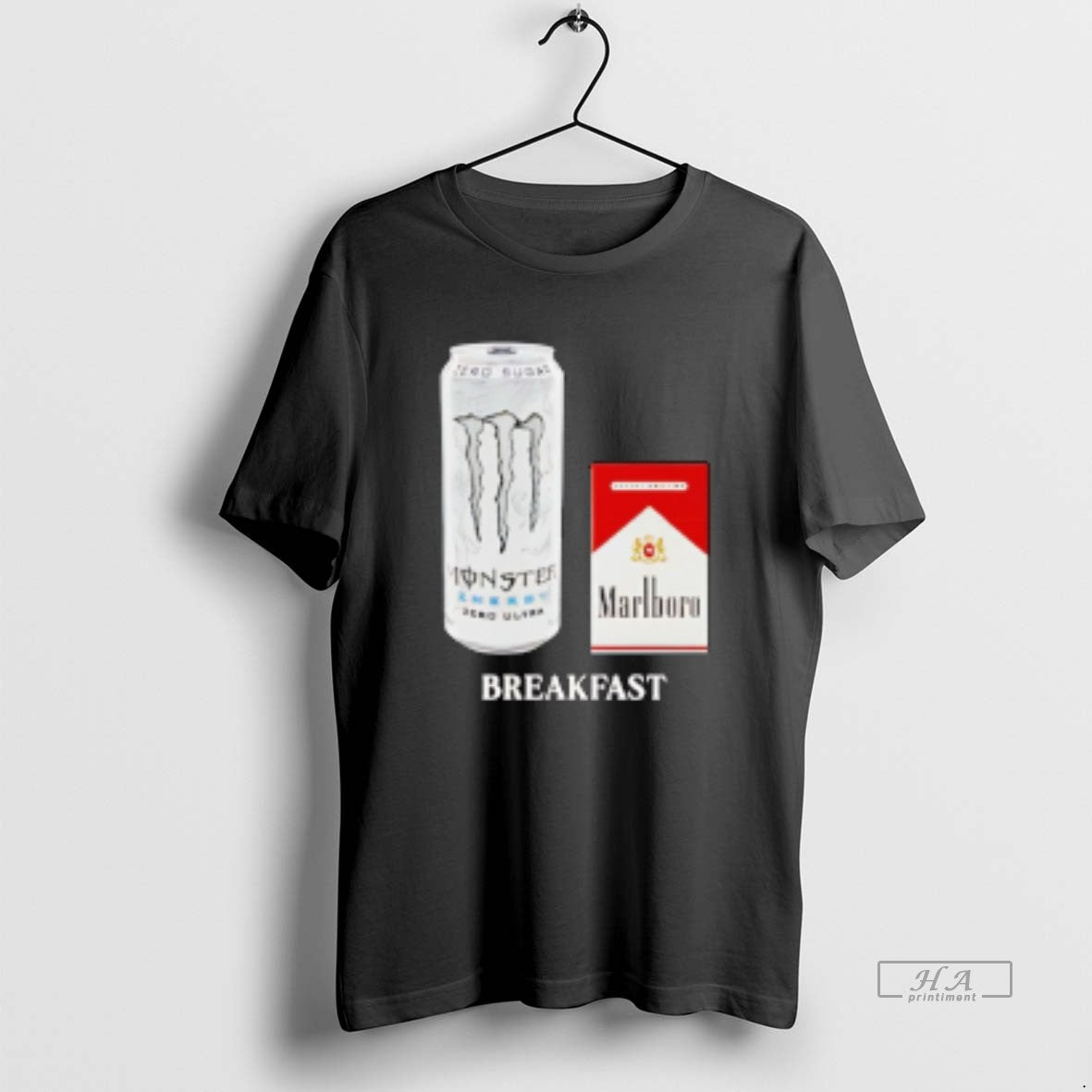 Official White Monster Marlboro Red Cigarette Breakfast