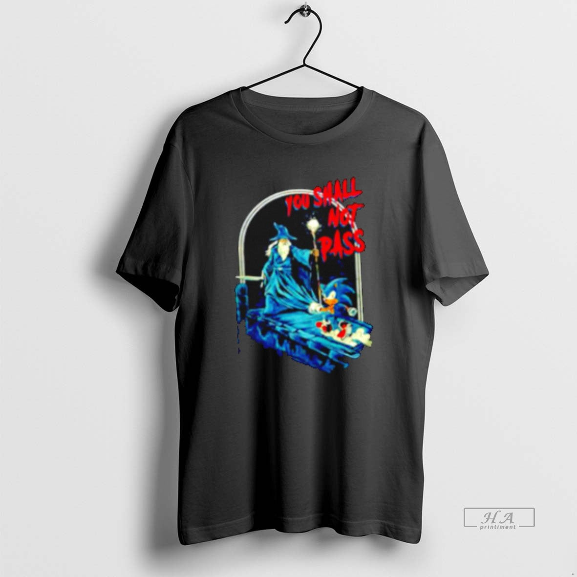Official Wizard And Hedgehog You Shall Not Dash Retro
