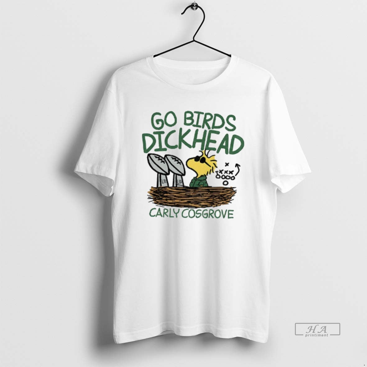 Official Woodstock Go Birds Dickhead Carly Cosgrove Lix Super Bowl