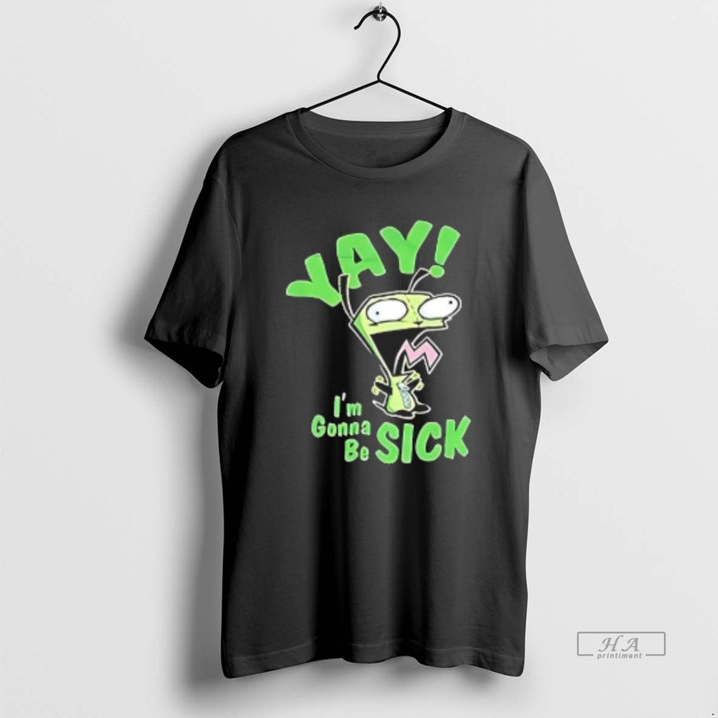 Official Yay Im Gonna Be Sick Cartoon