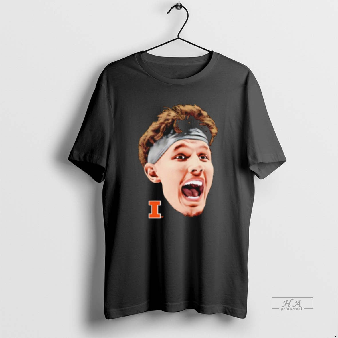 Official Zvonimir Ivisic Llinois Fighting Illini Portrait Big Head