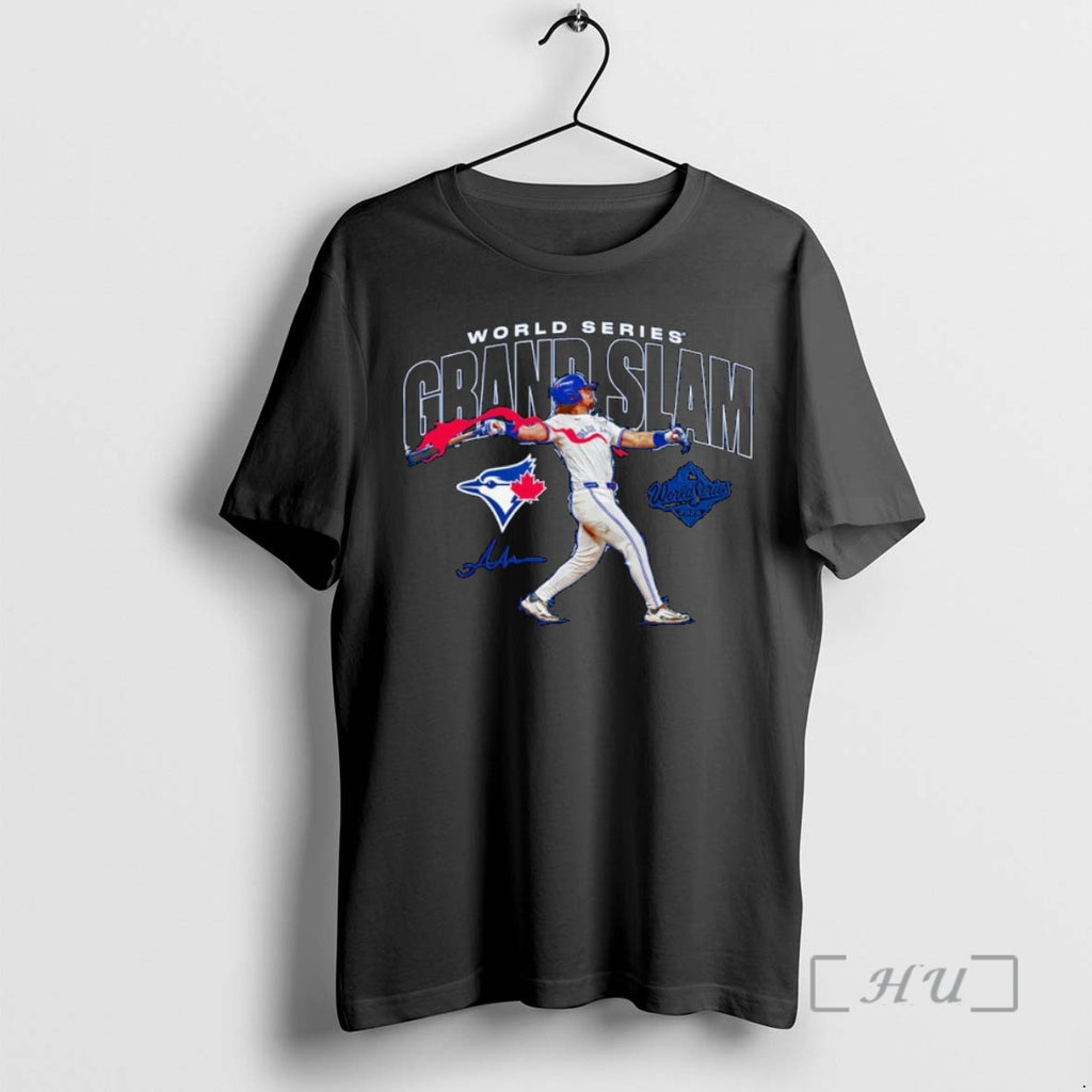 Officials Addison Barger Toronto Blue Jays 2025 World Series Grand Slam Ornaments T Shirt Sweater