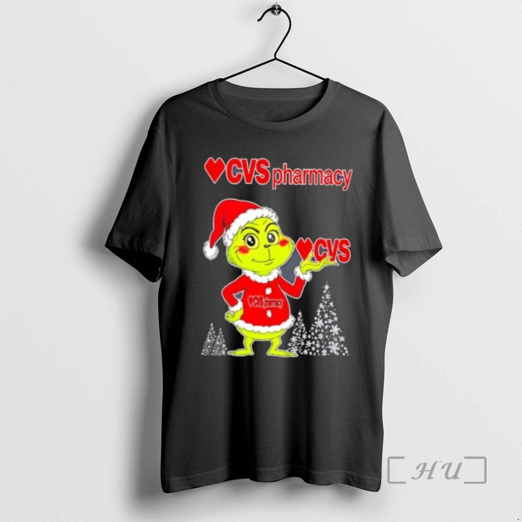 Officials Cvs Pharmacy And Grinchmas Merry Christmas T Shirt Sweater