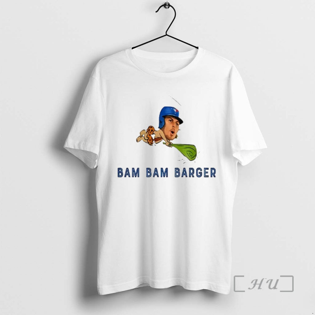 Officials Davis Schneider Wearing A Bam Bam Barger Tee Shirt Sweater