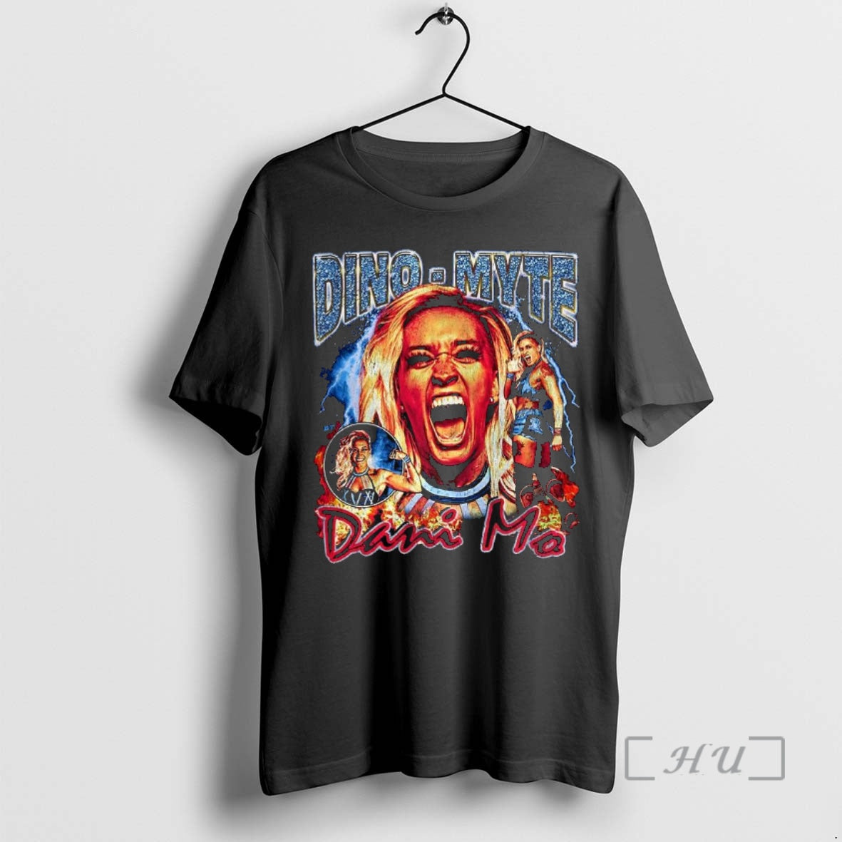 Officials Dino Myte Dani Mo Wrestler Make Em Say Ugh Retro Graphic T Shirt Sweater