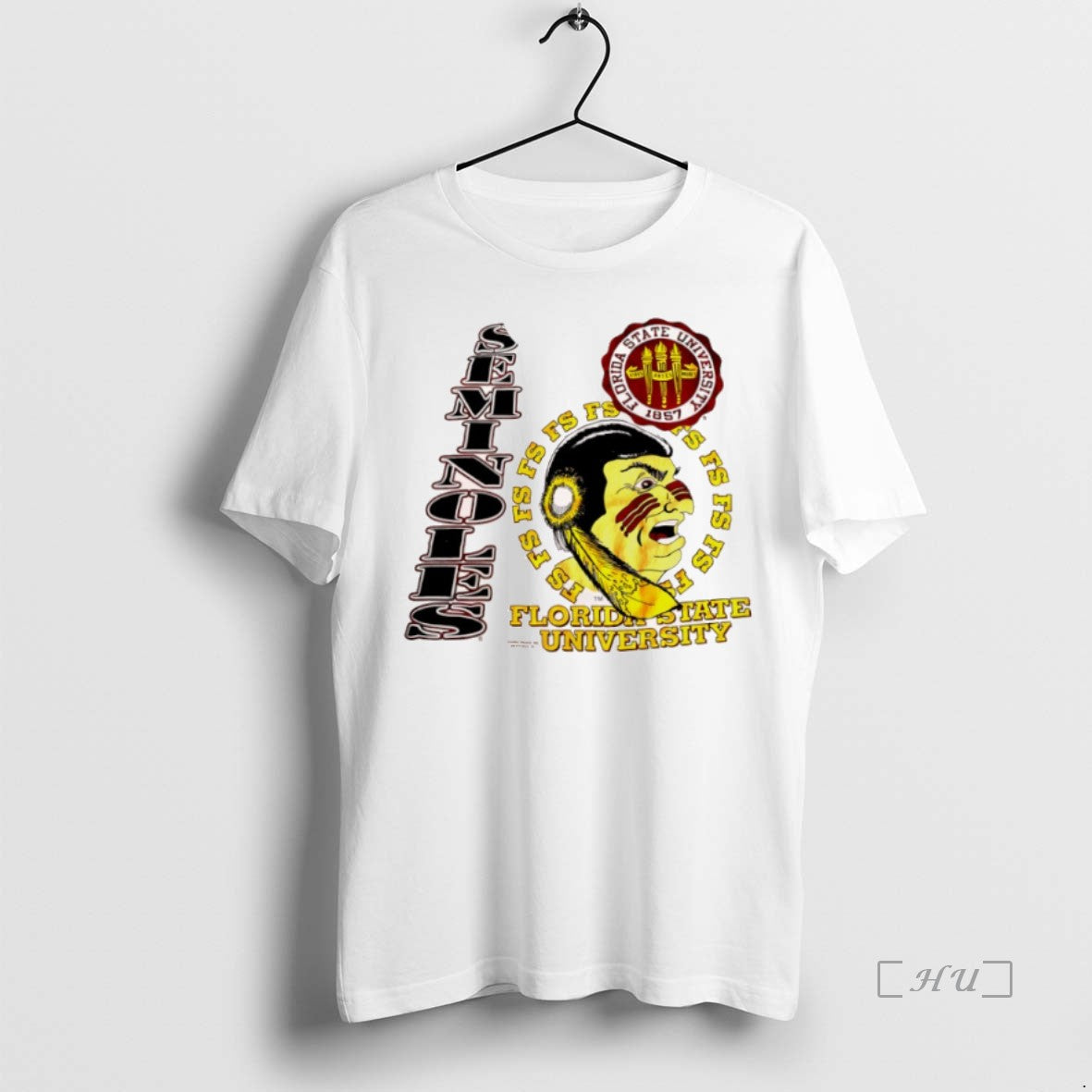 Officials Florida State University Seminoles Vintage Logo Fs Mascot T Shirt Sweater