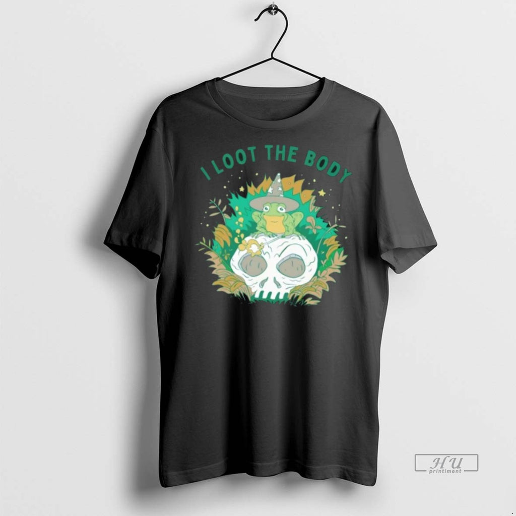Officials Frog Wizard I Loot The Body Halloween Tee Shirt Sweater