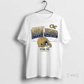 Officials Georgia Tech Yellow Jackets Sting Em Atlanta Ga Helmet T Shirt Sweater