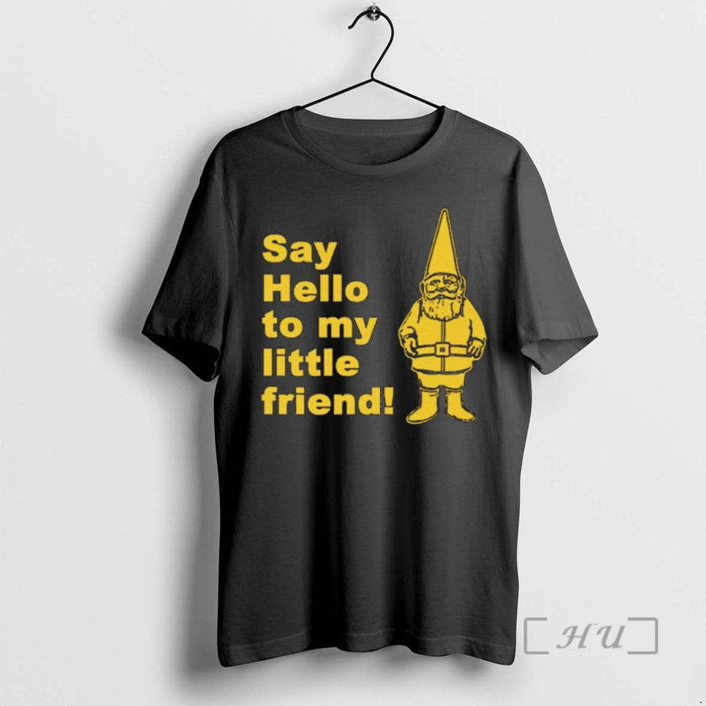 Officials Gnome Say Hello To My Little Friend Ornaments T Shirt Sweater