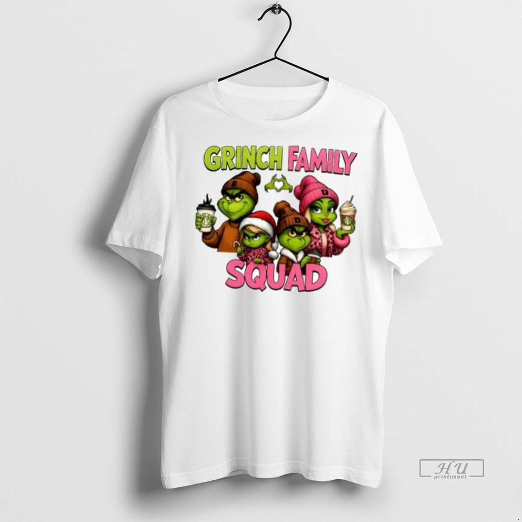 Officials Grinch Family Squad Merry Christmas 2025 Premium Tee Shirt Sweater