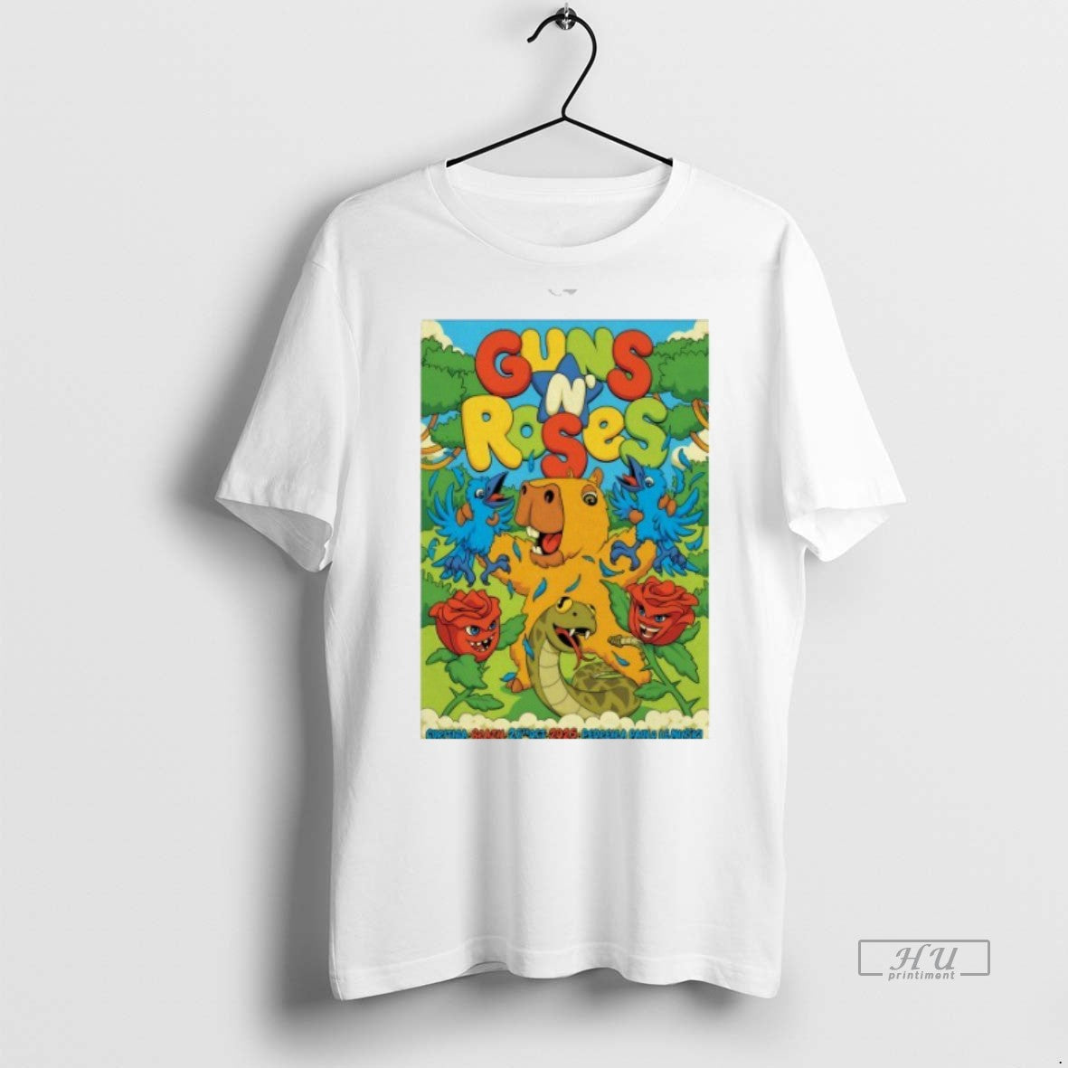 Officials Guns N Roses October 28 2025 Pedreira Paulo Leminski Curitiba Brazil Tee Shirt Sweater