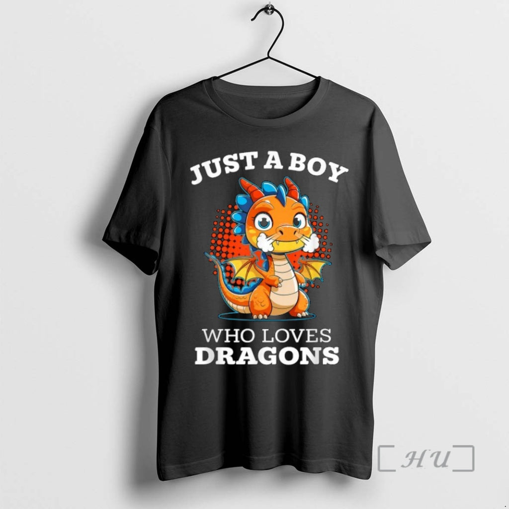 Officials Just A Boy Who Loves Dragons Dragon T Shirt Sweater