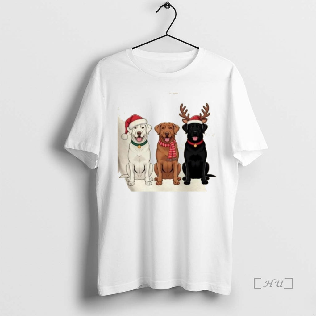 Officials Labrador Dog Merry Christmas T Shirt Sweater