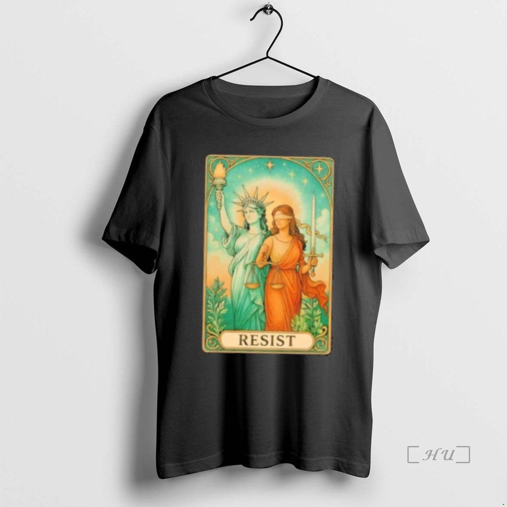 Officials Liberty Of Statue Women Resist Tarot Card T Shirt Sweater