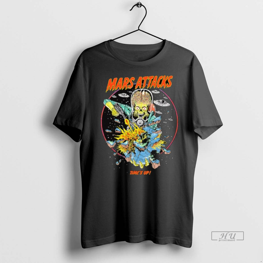 Officials Mars Attacks Chronicles Times Up Graphic Tee Shirt Sweater
