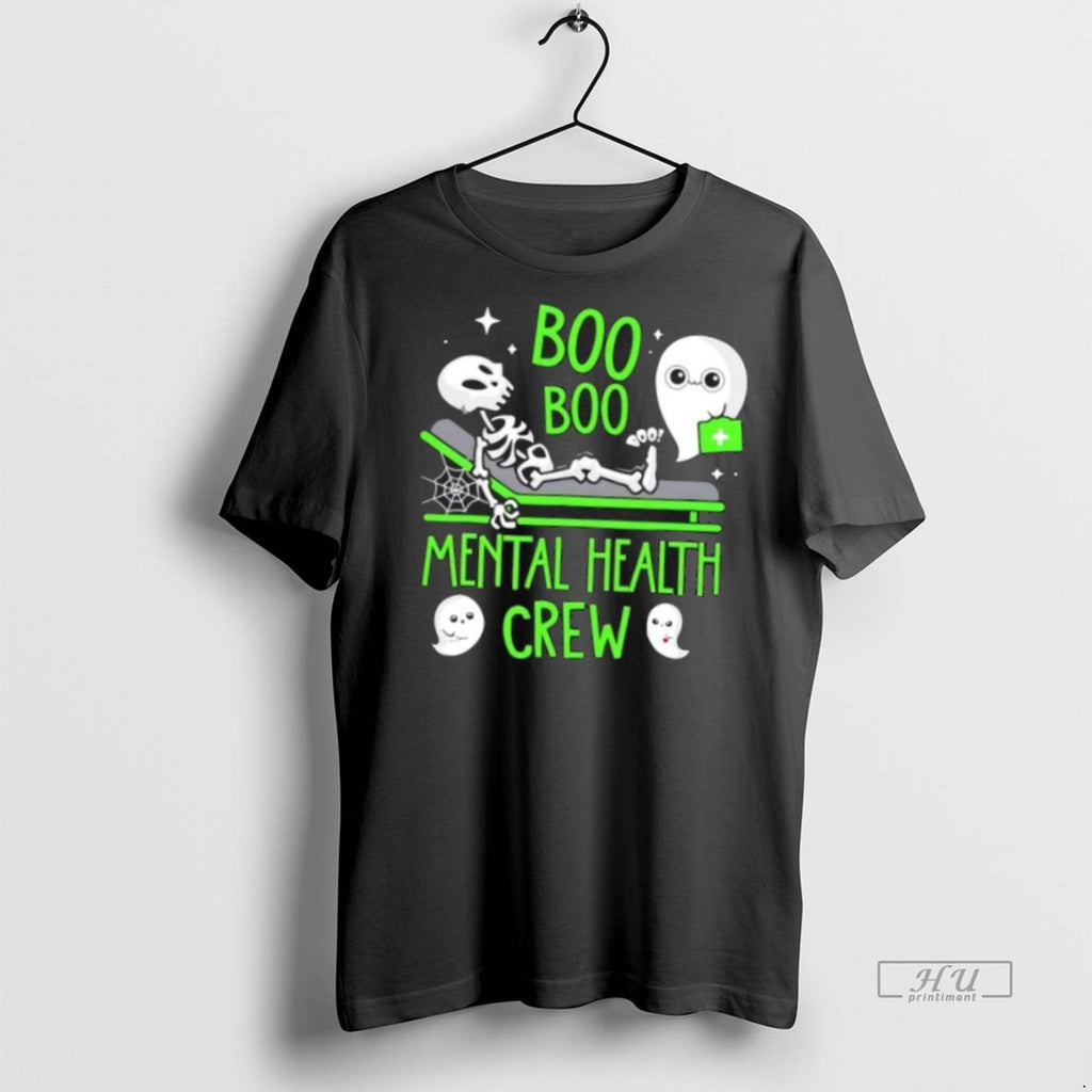Officials Mental Health Nurse Psych Boo Boo Crew Nursing Halloween Tee Shirt Sweater