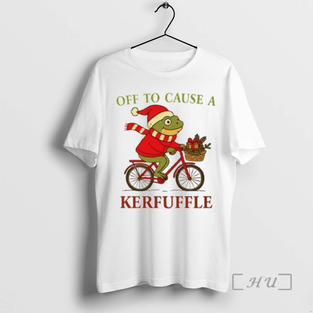 Officials Off To Cause A Kerfuffle Frog Christmas Ornaments T Shirt Sweater