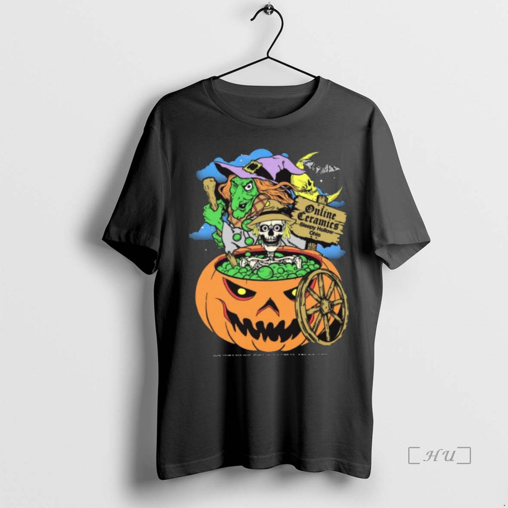 Officials Online Ceramics Sleepy Hollow Ohio Halloween 2025 T Shirt Sweater