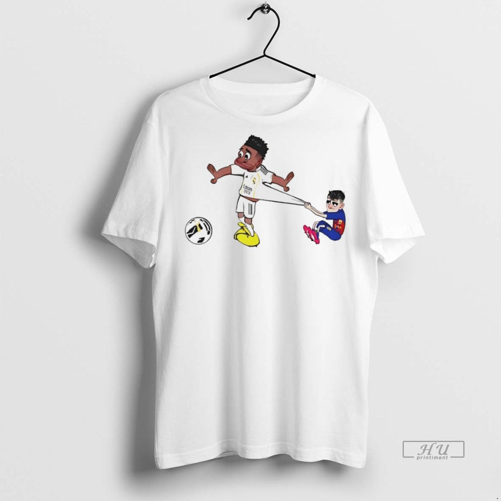 Officials Pedri Pulling Vinicius Cartoon Tee Shirt Sweater