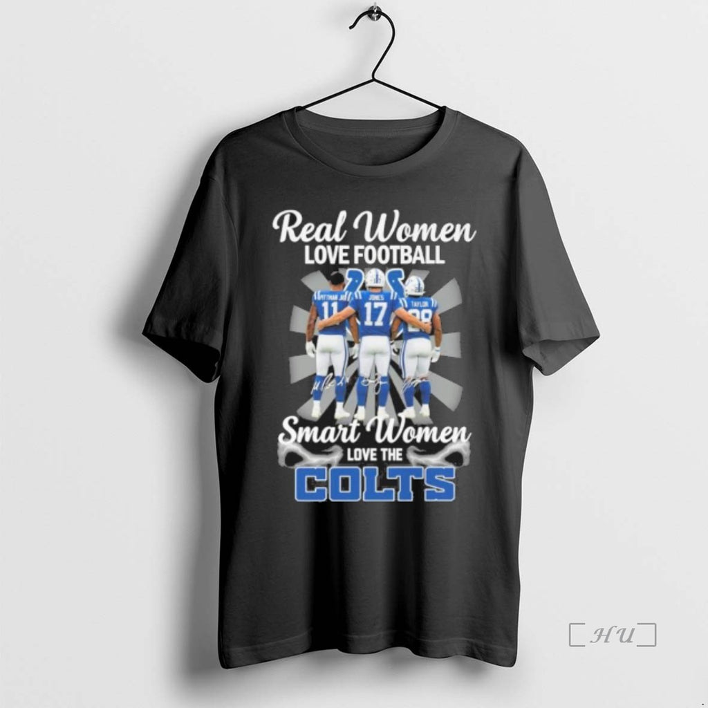 Officials Real Women Love Football Smart Women Love The Indianapolis Colts Player T Shirt Sweater