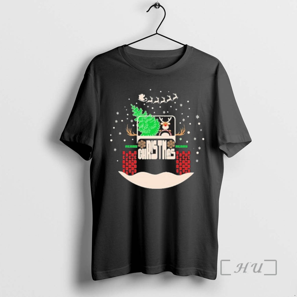 Officials Reindeer Off Road Car Christmas Truck Tee Shirt Sweater