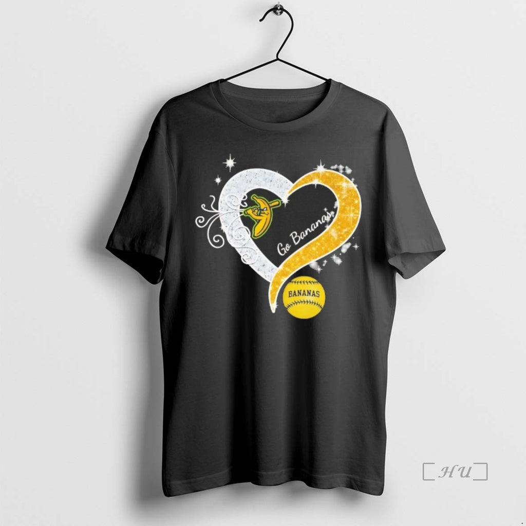 Officials Savannah Bananas Go Bananas Diamond Heart T Shirt Sweater