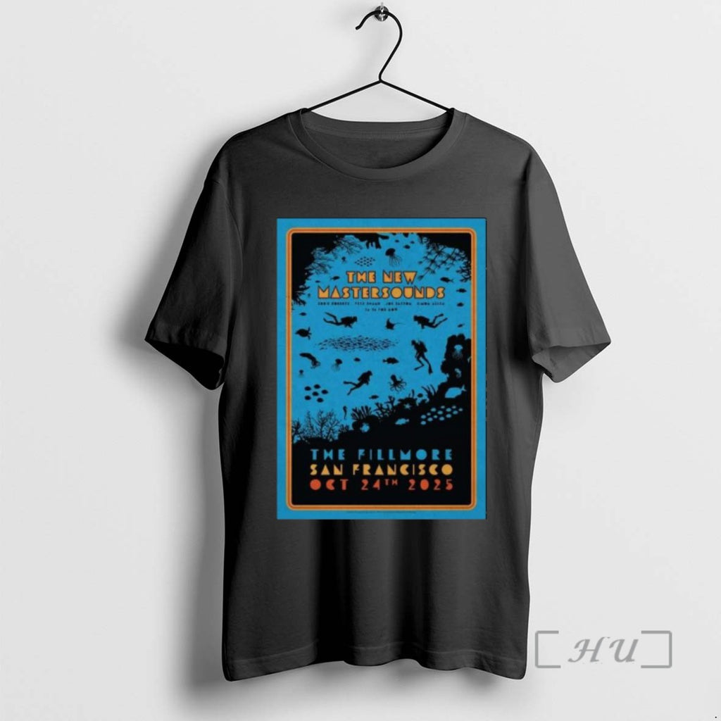 Officials The New Mastersounds San Francisco October 24 2025 Long Sleve Tee Shirt Sweater