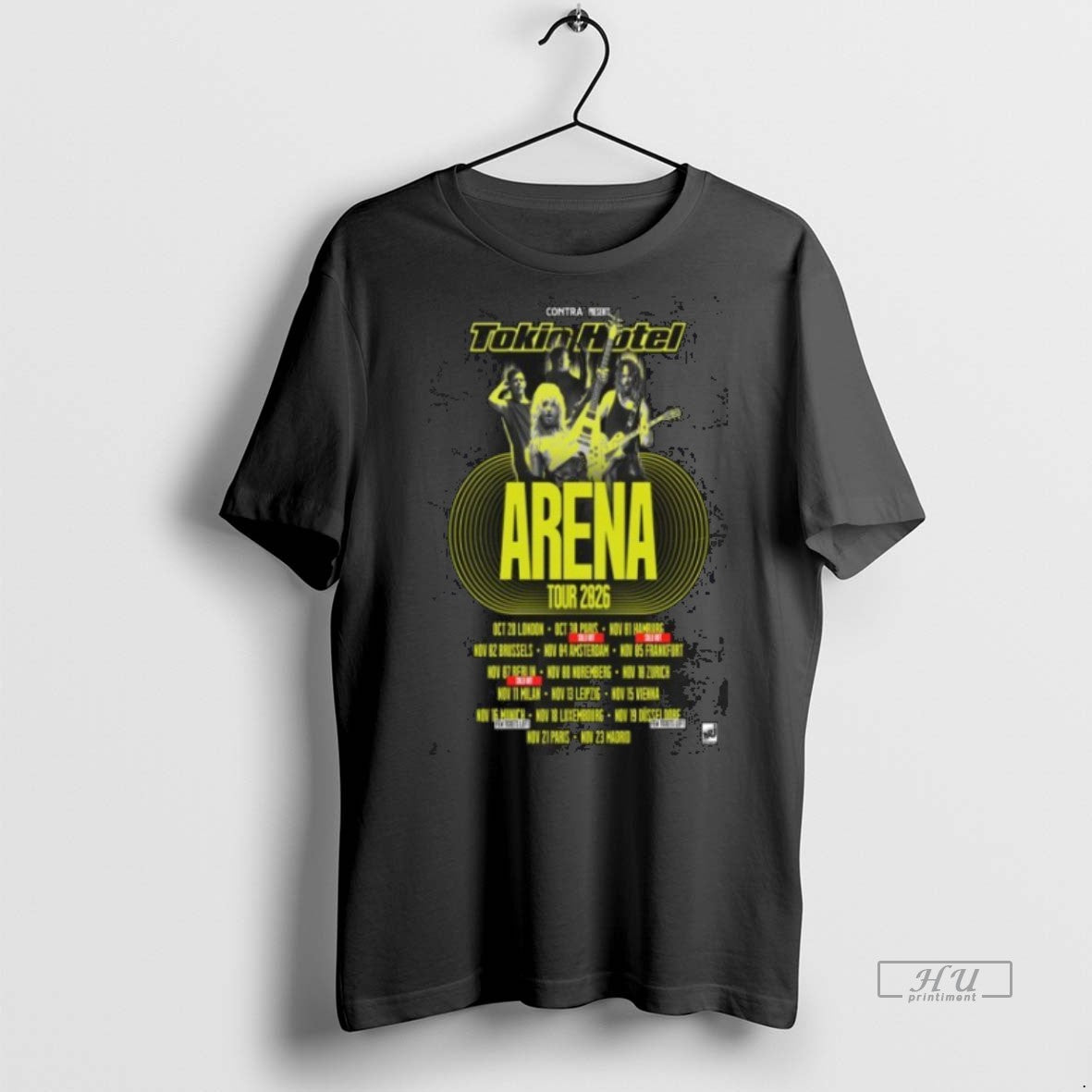 Officials Tokio Hotel Arena Tour 2026 Tee Shirt Sweater